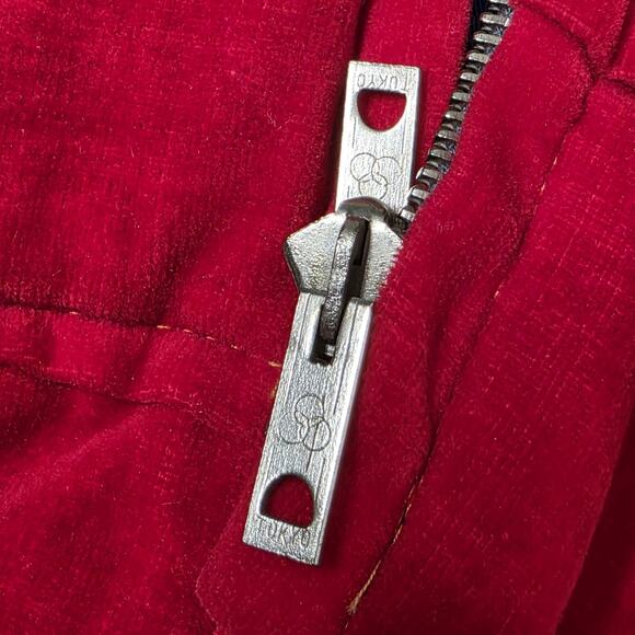 1950s Japan Sukajan Kids Jacket Reversible Red Velvet Blue Satin Tiger Eagle - Picture 8 of 15